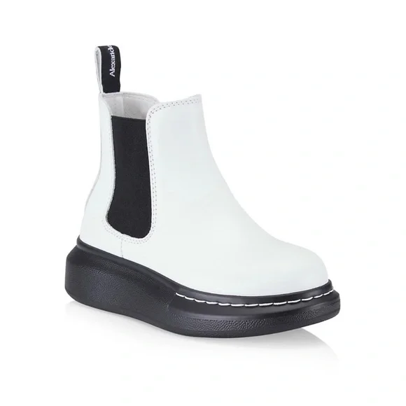 Alexander McQueen | Shoes | Alexander Mcqueen White Leather  display picture 1